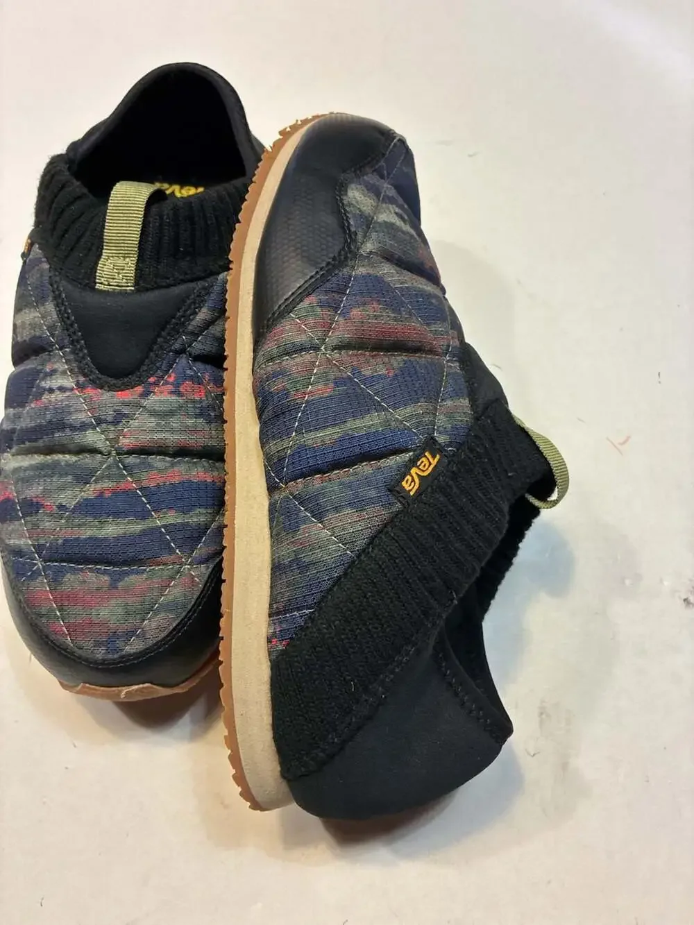 Teva Ember Moc Canyon Camo Black Forest Slip-On Shoes